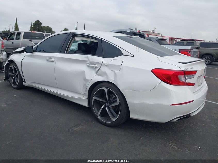 Vin: 1hgcv1f41ma121376, lot: 46526292, honda accord sport special edition 20213