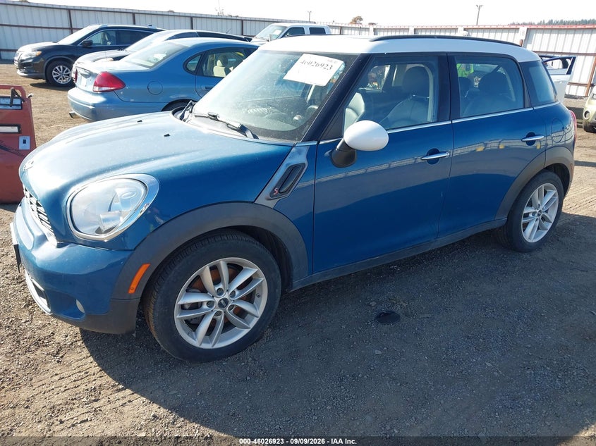 Vin: wmwzc3c55cwl83956, lot: 46526314, mini cooper s countryman 20122
