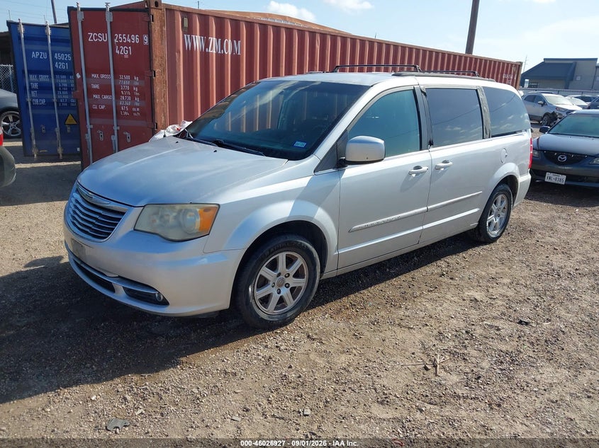 Vin: 2a4rr5dg0br701657, lot: 46526318, chrysler town & country touring 20112