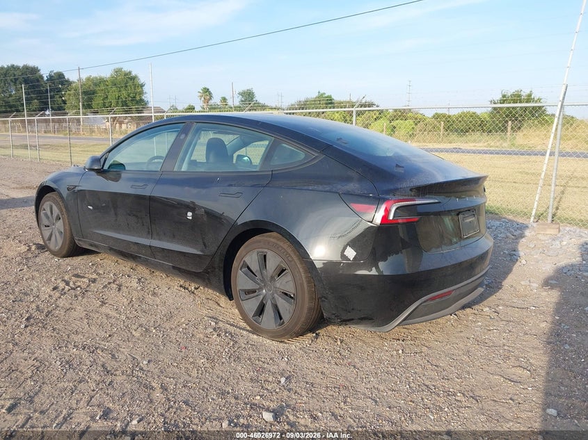 Vin: 5yj3e1ea7sf038416, lot: 46526363, tesla model 3 long range rear-wheel drive/standard rear-wheel drive 20253
