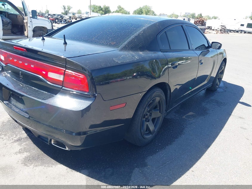 Vin: 2c3cdxat2dh672795, lot: 46526398, dodge charger police 20134