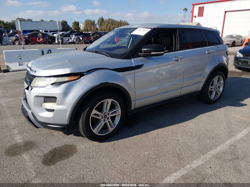 Vin: salvt2bg7ch620071, lot: 46526420, land rover range rover evoque pure plus 20122