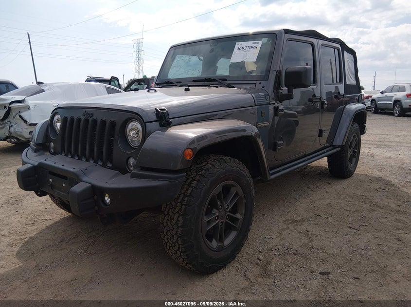 Vin: 1c4hjwdg1jl842386, lot: 46526487, jeep wrangler jk unlimited freedom edition 4x4 20182