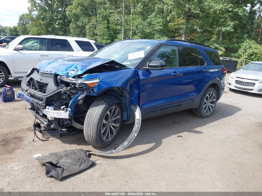 Vin: 1fm5k8gc6lgc12231, lot: 46526491, ford explorer st 20202