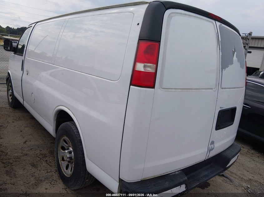 Vin: 1gcugadx9a1142286, lot: 46526502, chevrolet express 1500 work van 20103