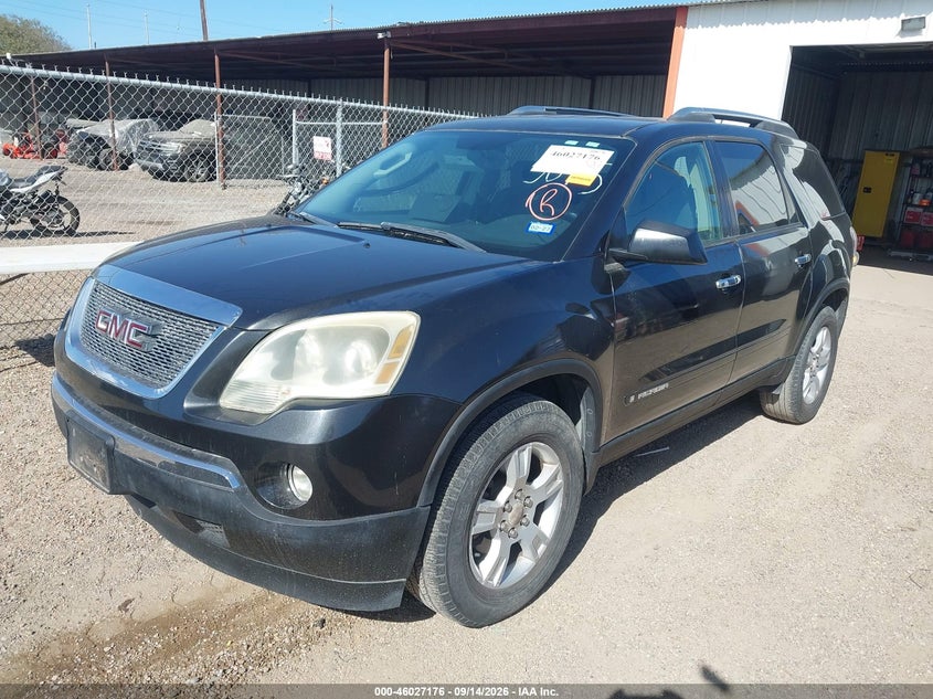 2007 GMC Acadia, Звичайний знос, IAAI, VIN 1GKER137X7J155075 — фото 2