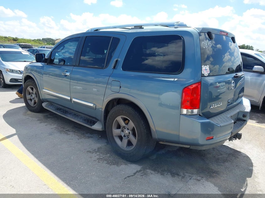 Vin: 5n1ba0nd3an610895, lot: 46526600, nissan armada titanium 20103