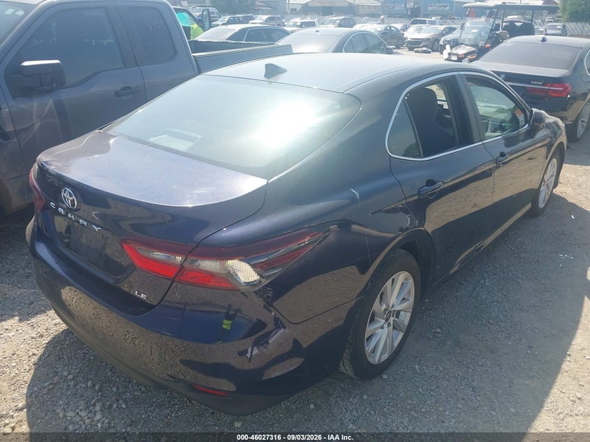 Vin: 4t1c11ak3nu699474, lot: 46526735, toyota camry le 20224