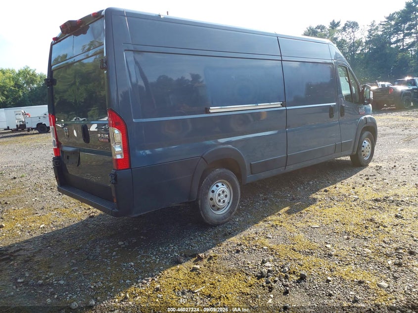 Vin: 3c6urvjg3ke551508, lot: 46526743, ram promaster 3500 cargo van high roof 159 wb ext 20194