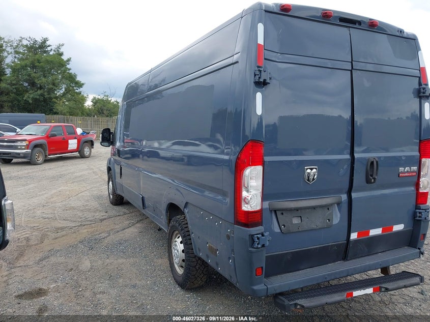 Vin: 3c6urvjg6ke541796, lot: 46526745, ram promaster 3500 cargo van high roof 159 wb ext 20193