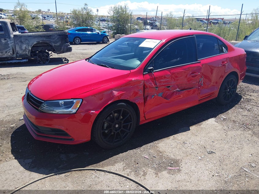 Vin: 3vwb07ajxfm335195, lot: 46526760, volkswagen jetta 1.8t se 20152