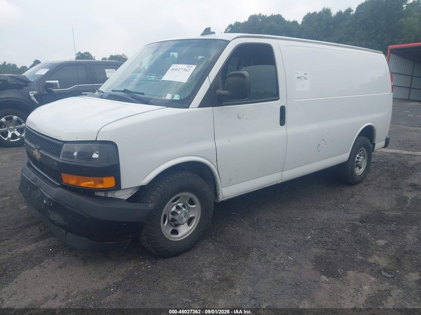 CHEVROLET EXPRESS 2500 2019 VIN 1GCWGAFG1K1372332