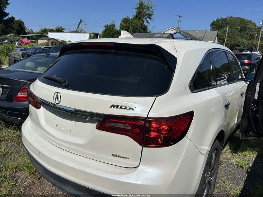 ACURA MDX 2014 VIN 5FRYD4H40EB037532