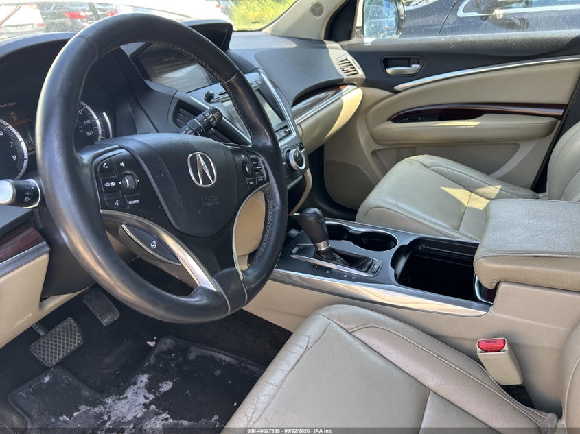 ACURA MDX 2014 VIN 5FRYD4H40EB037532