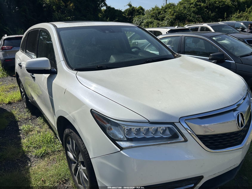 ACURA MDX 2014 VIN 5FRYD4H40EB037532