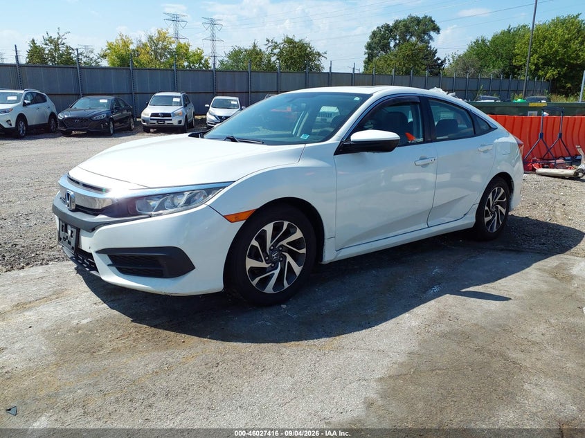 Vin: 19xfc2f75je037037, lot: 46526835, honda civic ex 20182