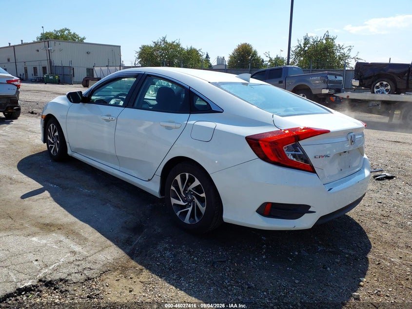Vin: 19xfc2f75je037037, lot: 46526835, honda civic ex 20183