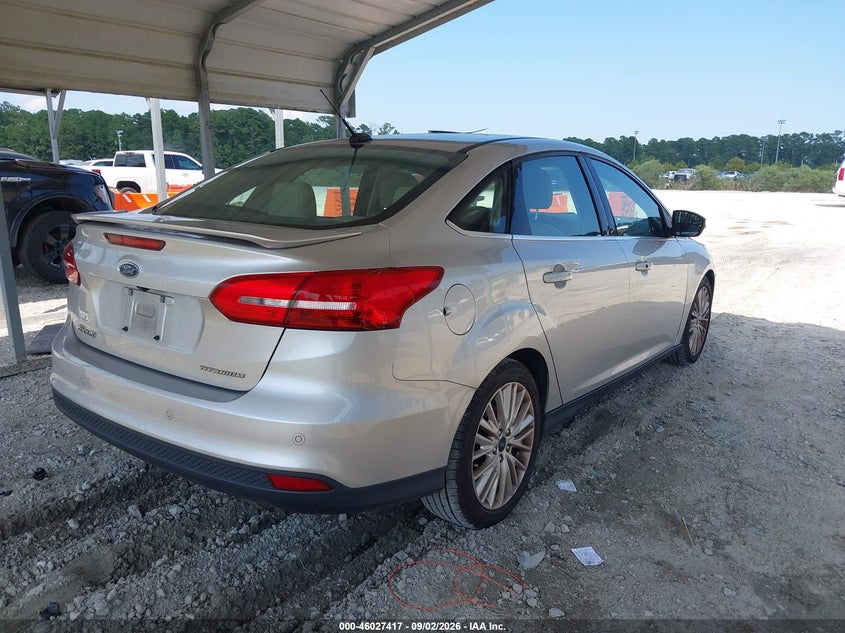 Vin: 1fadp3j29hl291614, lot: 46526836, ford focus titanium 20174
