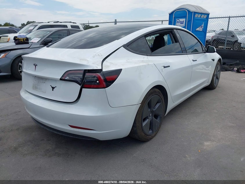 Vin: 5yj3e1ea1pf554262, lot: 46526837, tesla model 3 rear-wheel drive 20234