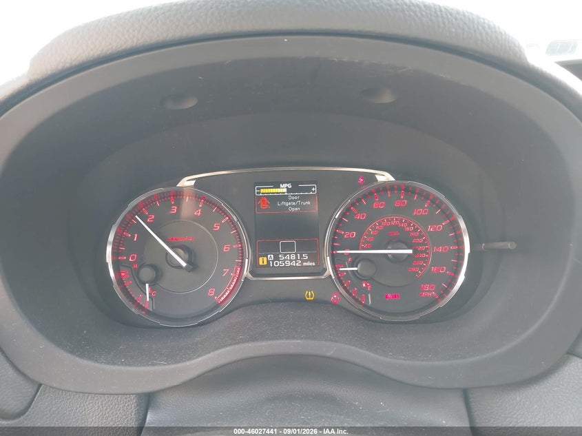 SUBARU WRX 2017 VIN JF1VA1E65H9800148