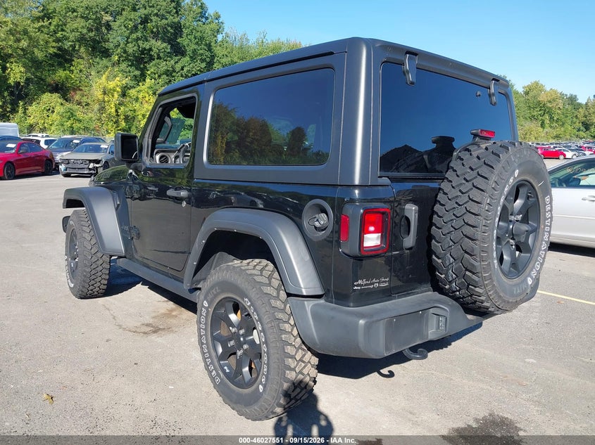 Vin: 1c4gjxag7nw258584, lot: 46526970, jeep wrangler willys 4x4 20223