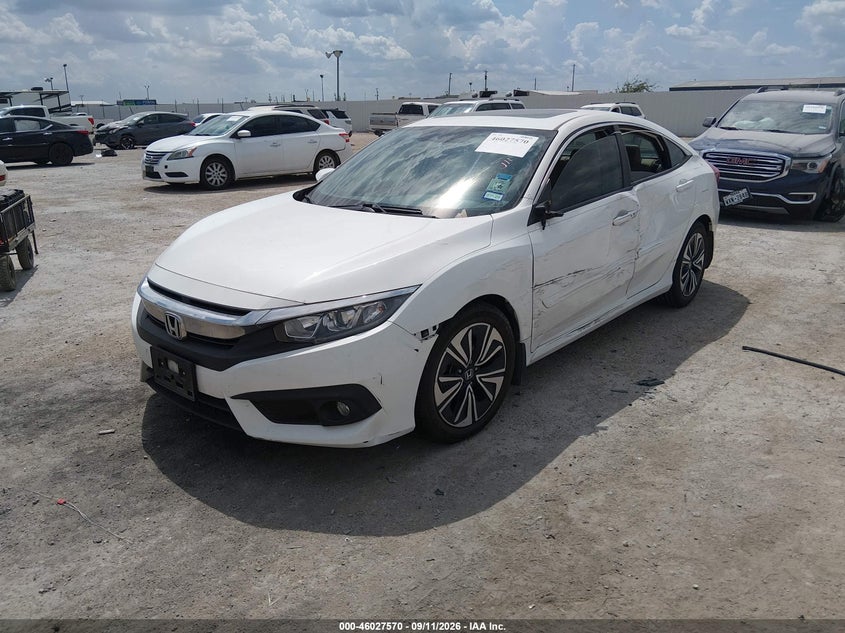 Vin: 19xfc1f4xge044123, lot: 46526989, honda civic ex-t 20162