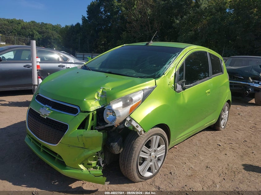 Vin: kl8cb6s93ec583524, lot: 46527000, chevrolet spark ls auto 20142