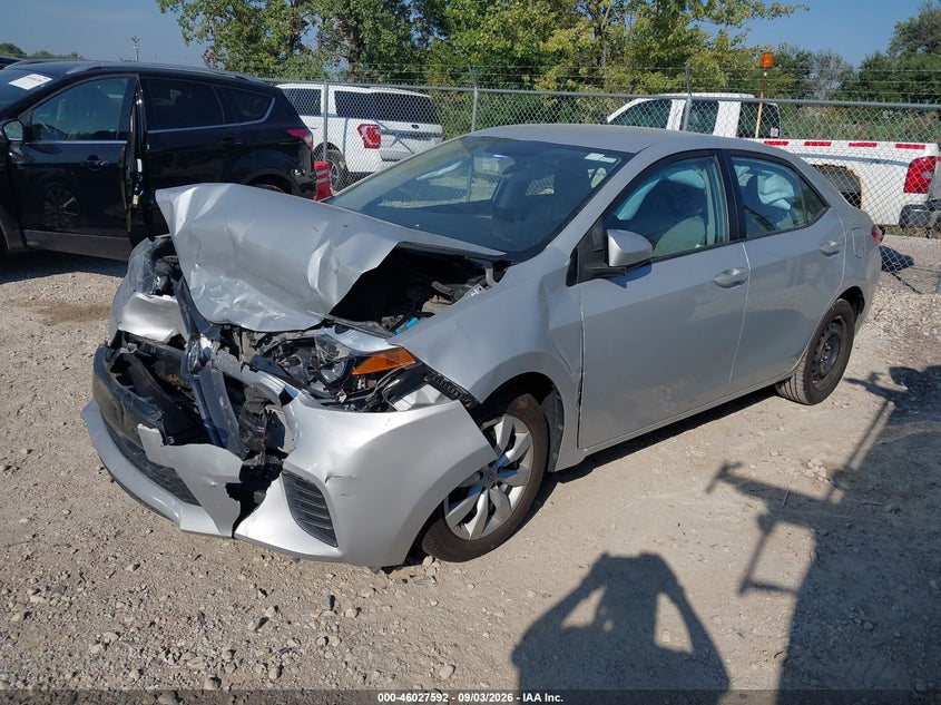 TOYOTA COROLLA 2016 VIN 2T1BURHE7GC732837