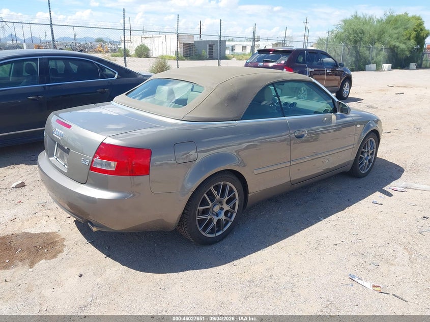 2006 AUDI A4 auction photo 4