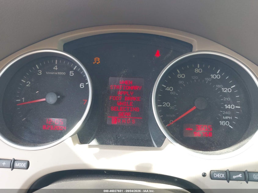 2006 AUDI A4 auction photo 7