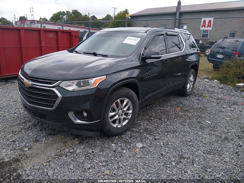 Vin: 1gnevgkw8jj215470, lot: 46527088, chevrolet traverse lt cloth 20182