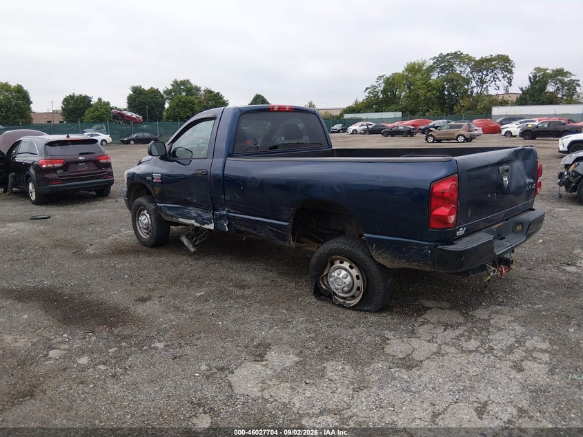 DODGE RAM 2500 2008 VIN 3D7KS26D48G208680