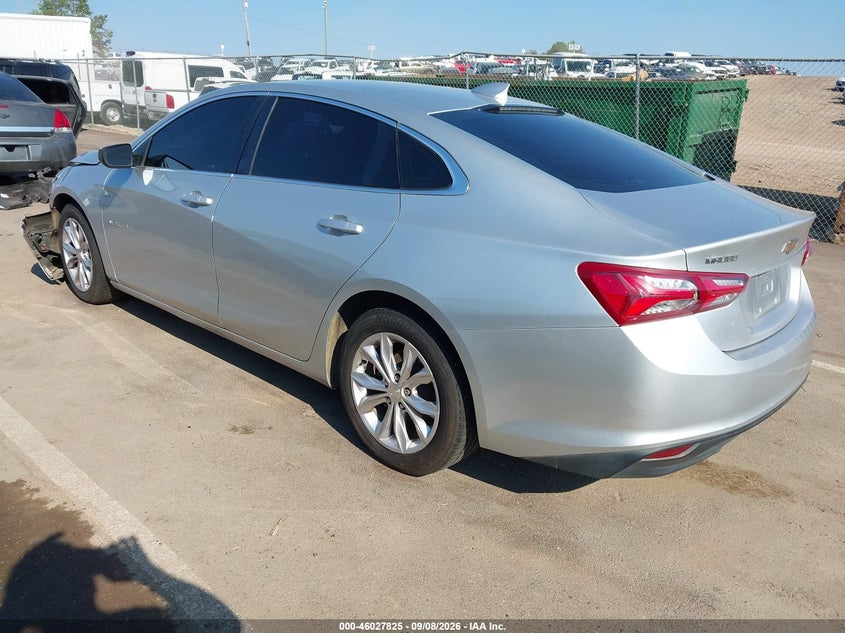 Vin: 1g1zd5st7lf051456, lot: 46527244, chevrolet malibu fwd lt 20203