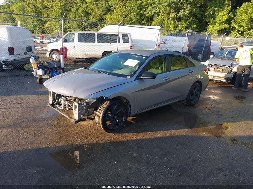 Vin: kmhlm4dg4tu154896, lot: 46527267, hyundai elantra sel sport 20262