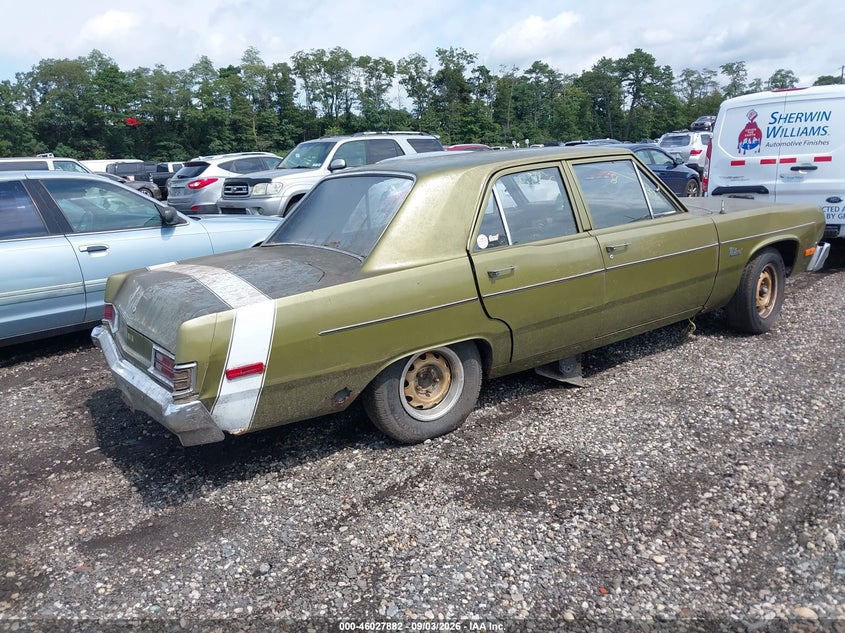 1974 PLYMOUTH VALIENT auction photo 4
