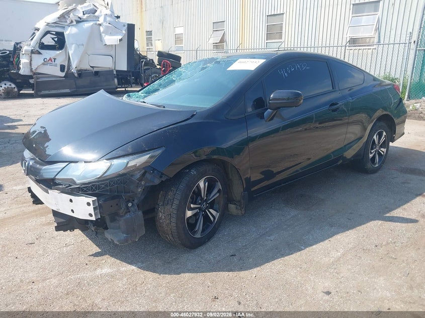 2015 Honda Civic Ex, Right Side, IAAI, VIN 2HGFG3B86FH524527 — photo 2
