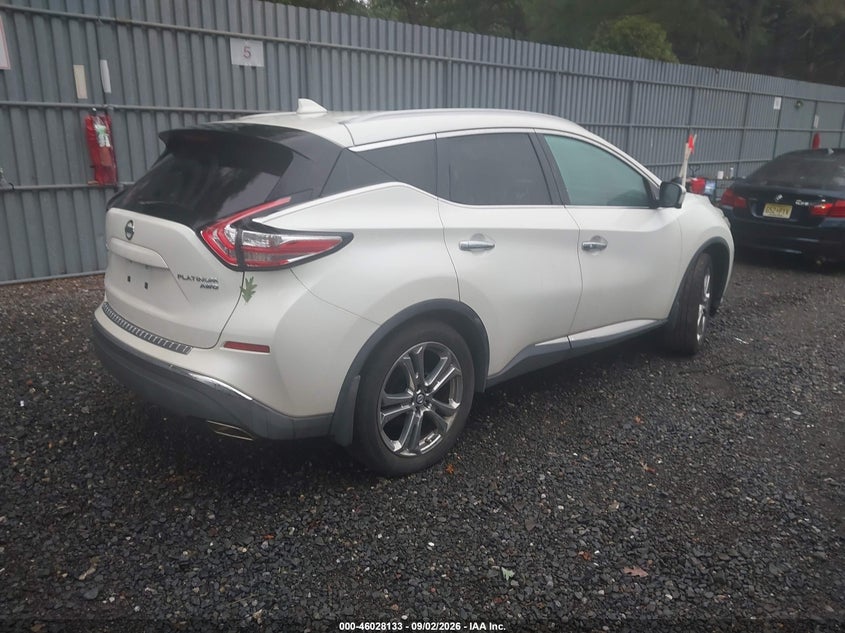NISSAN MURANO 2017 VIN 5N1AZ2MHXHN189059