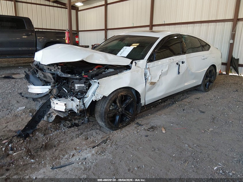 2023 Honda Accord Hybrid Sport-L, Front End, IAAI, VIN 1HGCY2F71PA049168 — photo 2