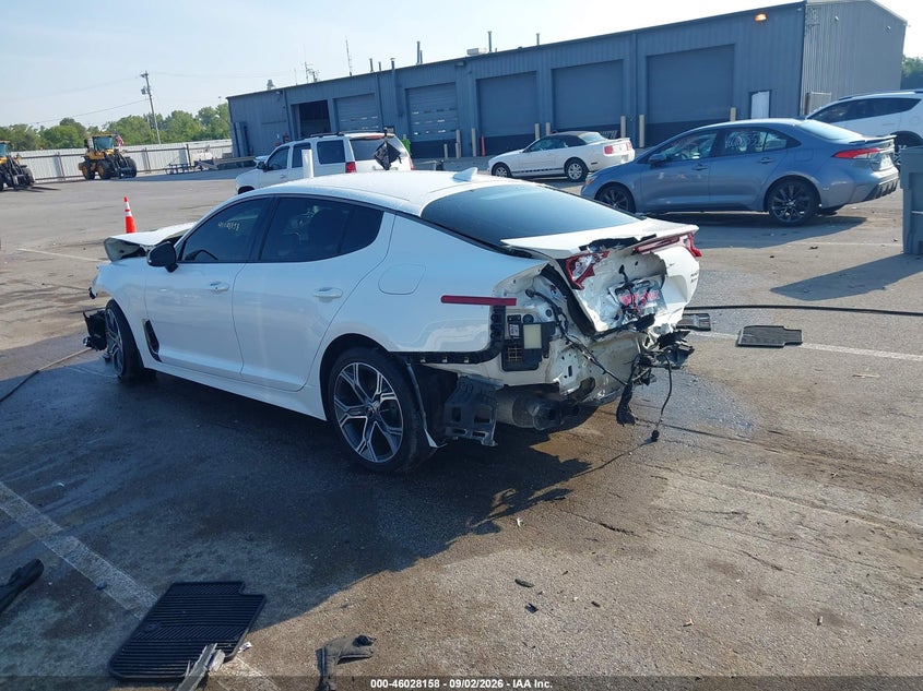 Vin: knae15la6m6092171, lot: 46527577, kia stinger gt-line 20213