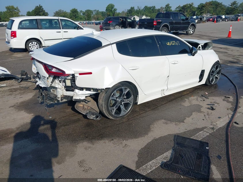 Vin: knae15la6m6092171, lot: 46527577, kia stinger gt-line 20214