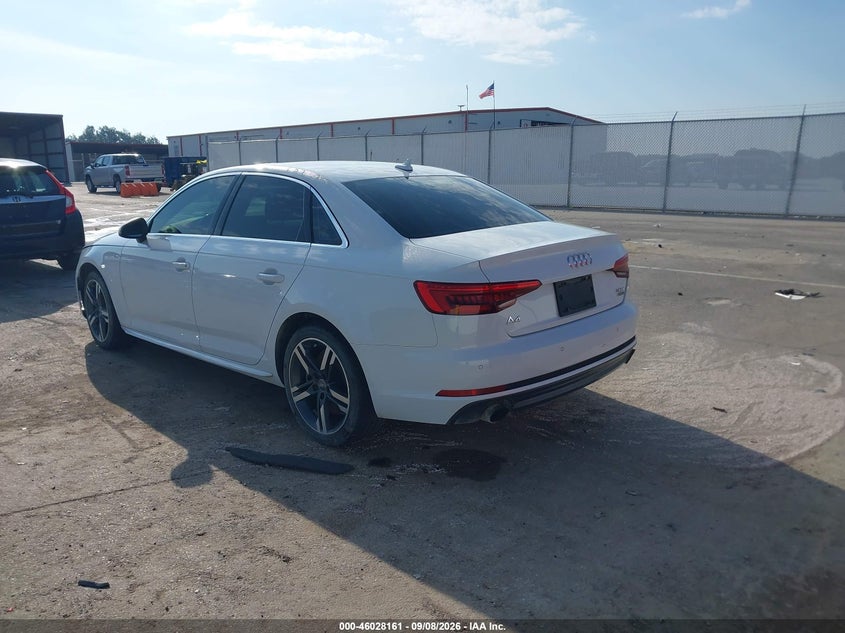 Vin: wauenaf49hn022078, lot: 46527580, audi a4 premium plus 20173