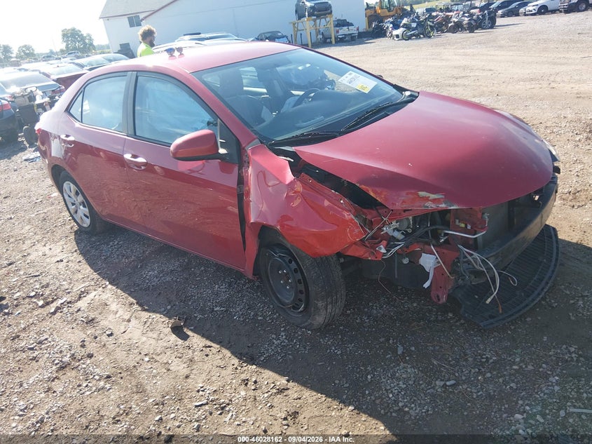 Vin: 2t1burhe5ec192305, lot: 46527581, toyota corolla le 20141