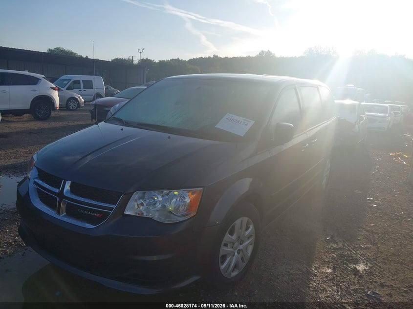 Vin: 2c4rdgbg2gr348302, lot: 46527593, dodge grand caravan american value pkg 20162