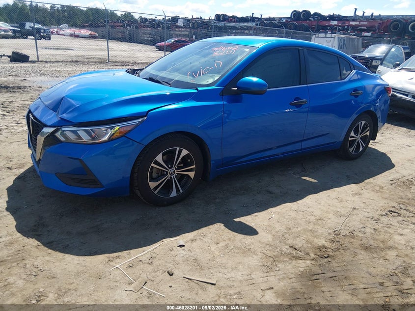 NISSAN SENTRA 2021 VIN 3N1AB8CV7MY268899