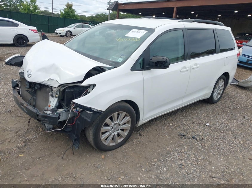 Vin: 5tdjk3dc7es082009, lot: 46527641, toyota sienna le 7 passenger 20142