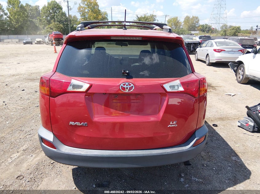 2013 TOYOTA RAV 4 SPORT UTILITY VEHICLE 2.5L I-4 DOHC, VVT, REGULAR , 176HP