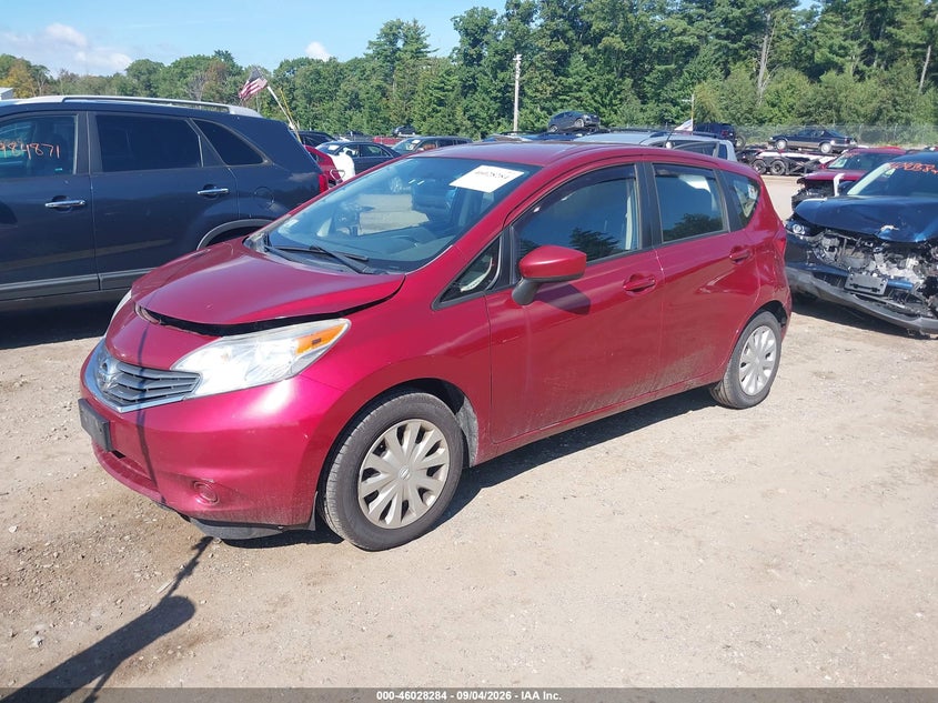 2016 NISSAN NOTE HATCHBACK 1.6L I-4 DOHC, VVT, REGULAR , 109HP