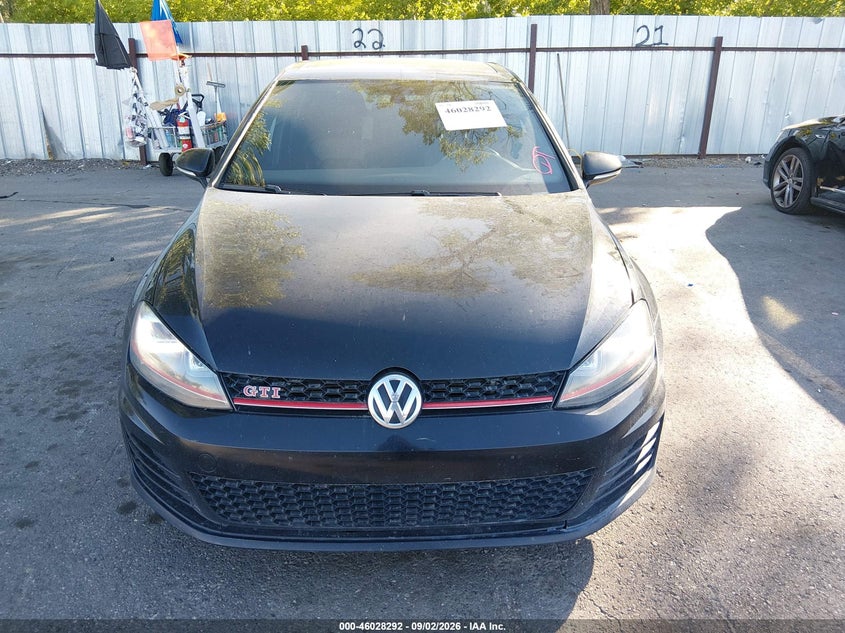 2017 VOLKSWAGEN GOLF GTI AUTOBAHN 4-DOOR/S 4-DOOR/SE 4-DOOR/SPORT 4-DOOR · Фото 12