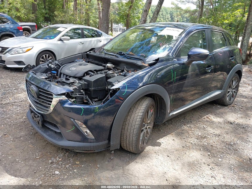Vin: jm1dkfd72h0155716, lot: 46527715, mazda cx-3 grand touring 20172