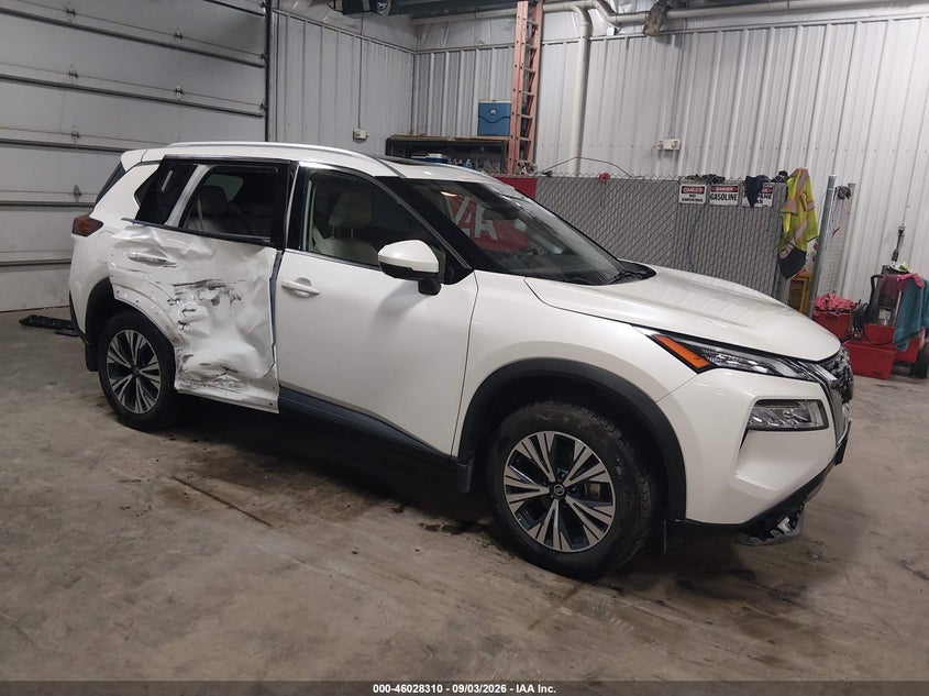2021 Nissan Rogue Sv Intelligent Awd, Left & Right Side, IAAI, VIN JN8AT3BB0MW237512
